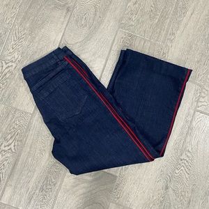 Boden Jeans with Red Stripe - Size 6P